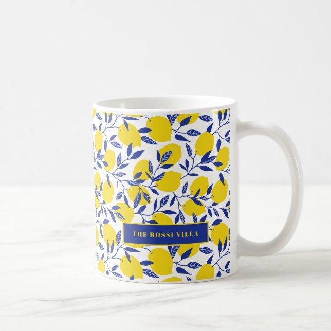 Mug Citrons Tropical Méditerranéen Toscan (Droite)