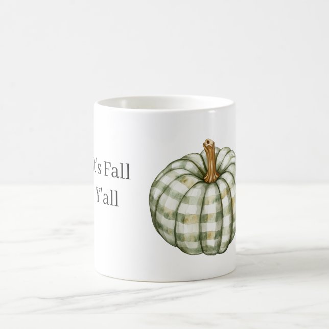 Mug Citrouille à rayures vertes   (Centre)
