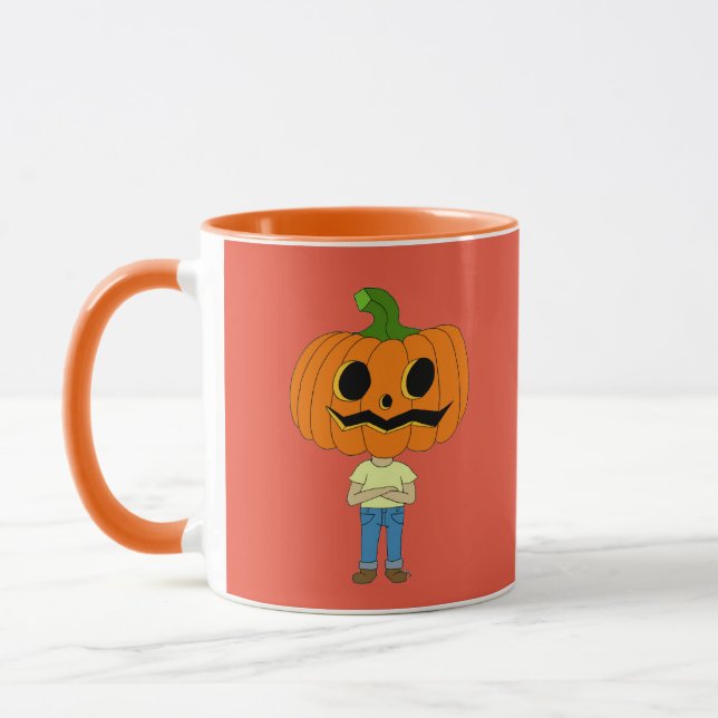 Mug citrouille chef chibi garçon (Gauche)