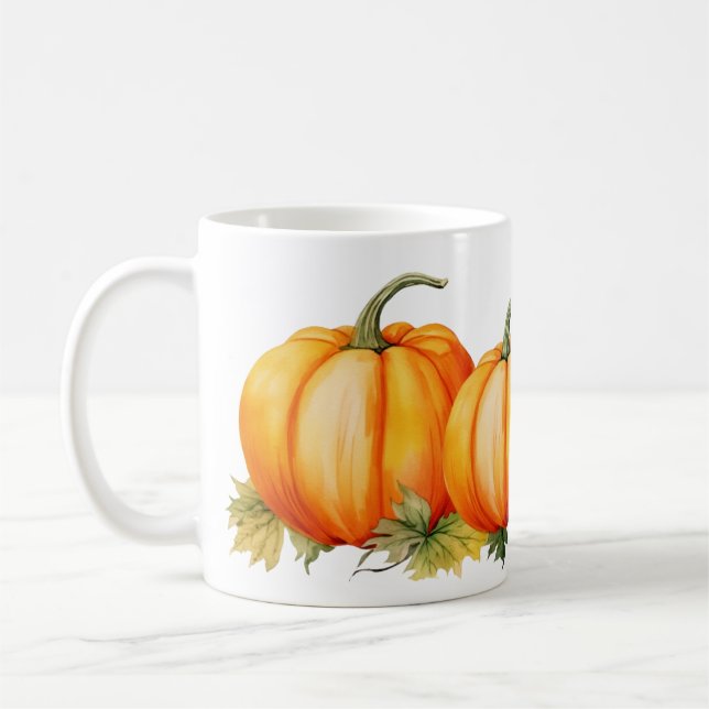 Mug Citrouille d'automne (Gauche)