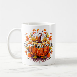 Mug Citrouille de Halloween d'automne décorative color