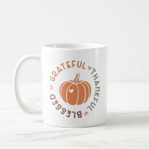 Mug Citrouille de l'automne gentil Merci Merci béni Ci