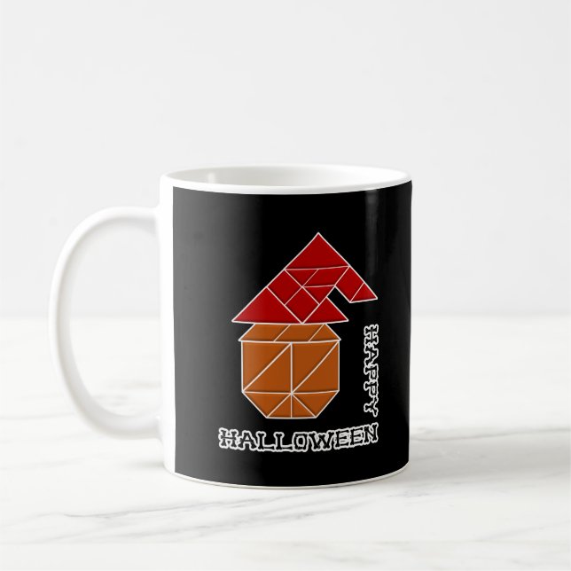 Mug Citrouille d'Halloween et Casquette de Witch (Gauche)