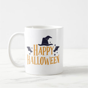 Mug Citrouille d'Halloween minimaliste joyeux