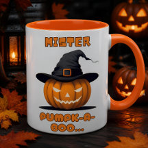 Citrouille d'Halloween Mister Pumpk-A-Boo