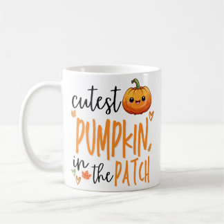 Mug Citrouille la plus mignonne du jardin, premier Hal