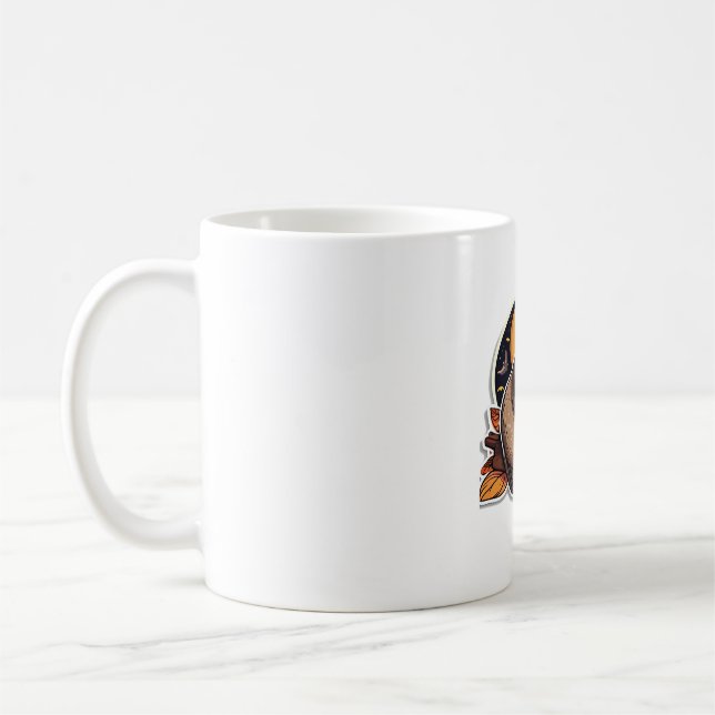 Mug citrouille paresse Halloween style 2 Classic T- (Gauche)