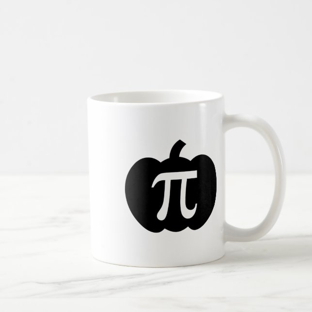 Mug Citrouille Pi Pie Math Enseignant Halloween Drôle  (Droite)