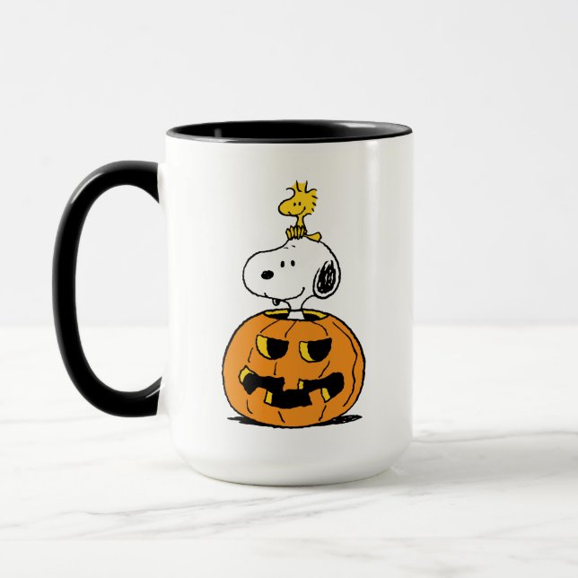 Mug Citrouille Snoopy & Woodstock (Gauche)