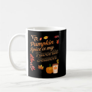Mug Citrouille Spice est ma saison préférée Feuilles d