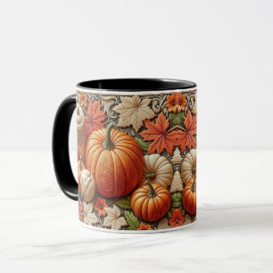 Mug Citrouilles en céramique pour café de la saison au