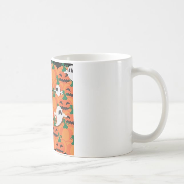 Mug Citrouilles fantomatiques de l'Halloween ensorcelé (Droite)