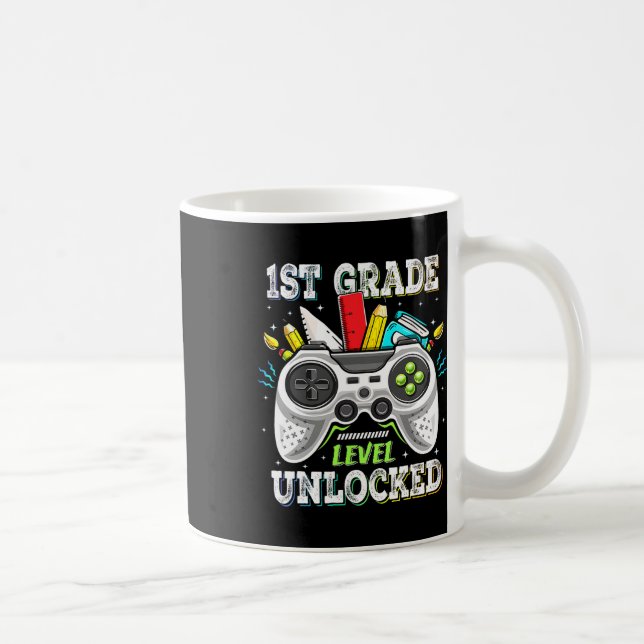 Mug Ck To School 1st Grade Level Unlocked Gamer Kids B (Droite)