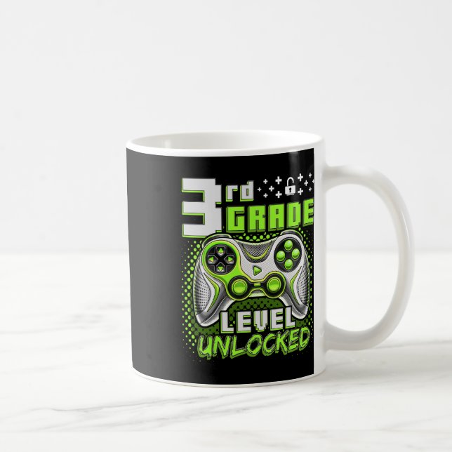 Mug Ck To School 3rd Grade Boys Gamer First Day School (Droite)