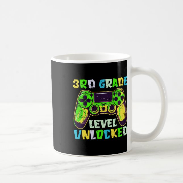 Mug Ck To School 3rd Grade Boys Gamer First Day Third  (Droite)