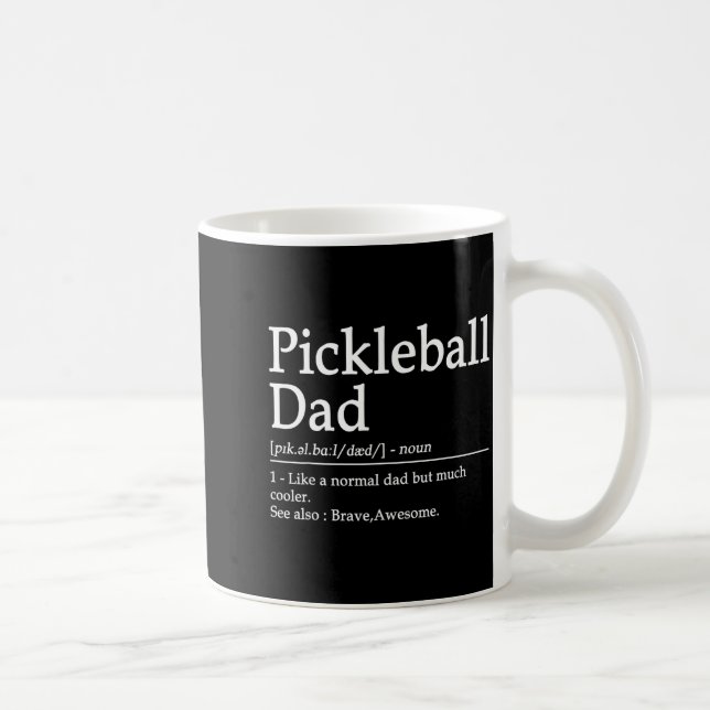 Mug Ckleball Funny Ckleball Dad Quote Definition Fathe (Droite)