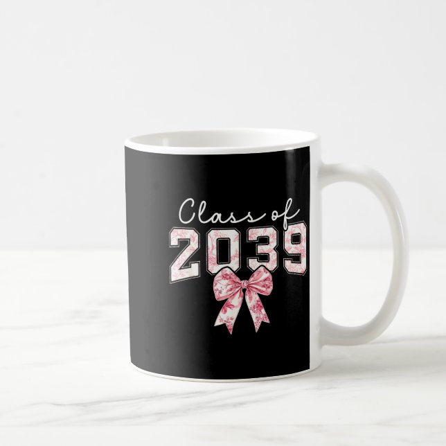 Mug Cl Of 20&#  Grad Preppy Coquette Bow Girly Girl K (Droite)