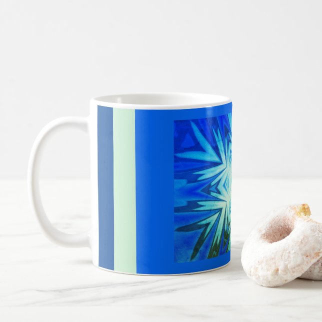 Mug CLAIR STAR BEAUTIFUL BLEU FONCÉ RMdesignflo55 (Avec donut)