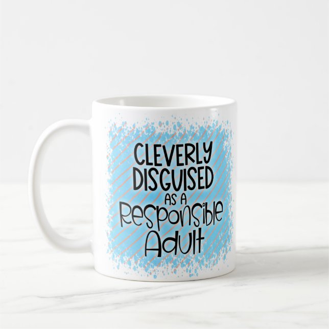 Mug Clairement déguisé en adulte responsable (Gauche)