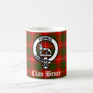 Mug Clan Bruce Crest Badge & Tartan