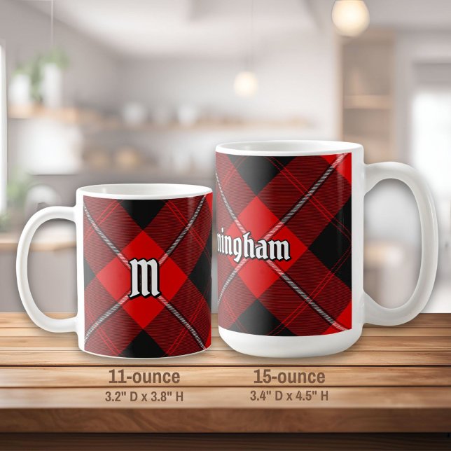 Mug Clan Cunningham Tartan (Créateur téléchargé)