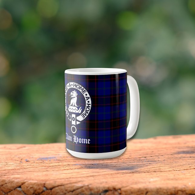 Mug Clan Home Crest Badge et Tartan (Créateur téléchargé)