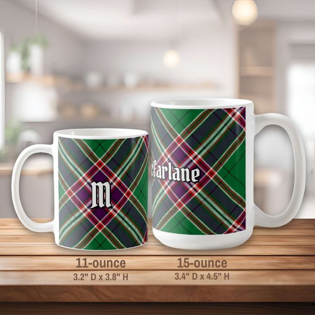 Mug Clan MacFarlane Chasse moderne Tartan (Créateur téléchargé)