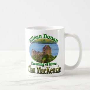 Mug Clan MacKenzie Dreaming of Home Eilean Donan