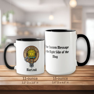Mug Clan MacLeod de Lewis Crest