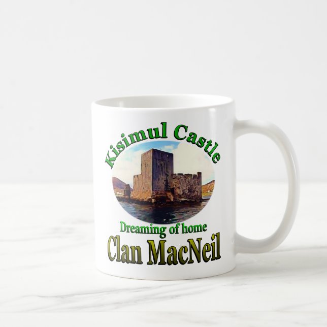 Mug Clan MacNeil rêvant du château à la maison Barra (Droite)