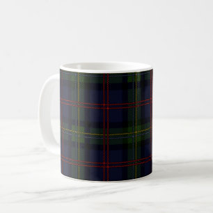 Mug Clan Plaid Malcolm Vert Purple écossais Check