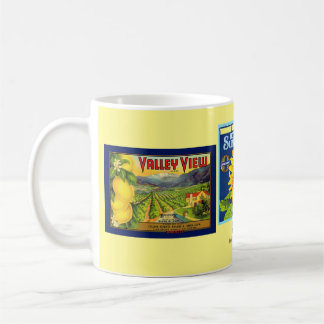 Mug - Claremont CA - Fruit Crate Labels