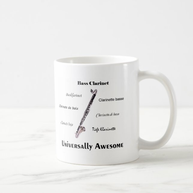 Mug Clarinette basse (Droite)