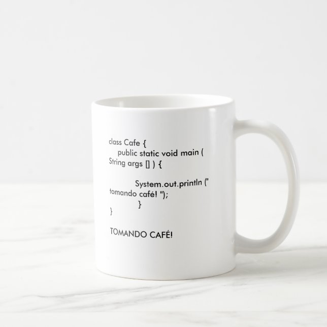 Mug class Café syntaxe (Droite)