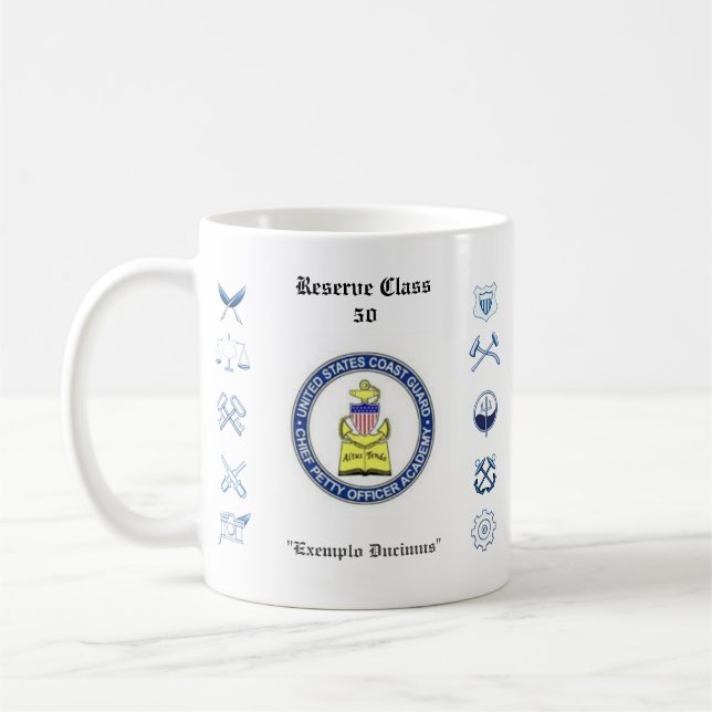 Mug Classe 50 de réservation d'académie de CPOA (Gauche)