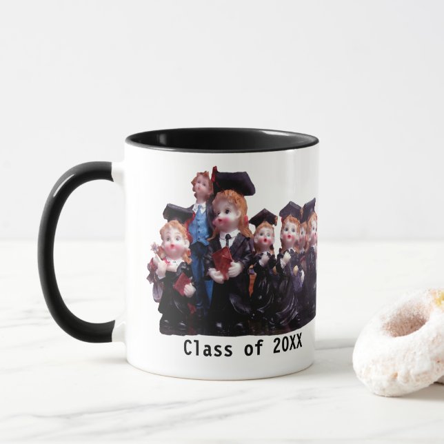 Mug Classe de fin d'études 20XX Porcelaine Figurines P (Avec donut)