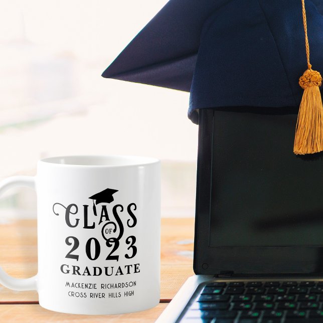 Mug Classe d'études modernes Année Couleur personnalis (Créateur téléchargé)