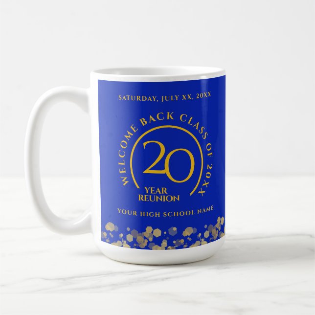 Mug Classe école Blue & Gold Reunion (Gauche)