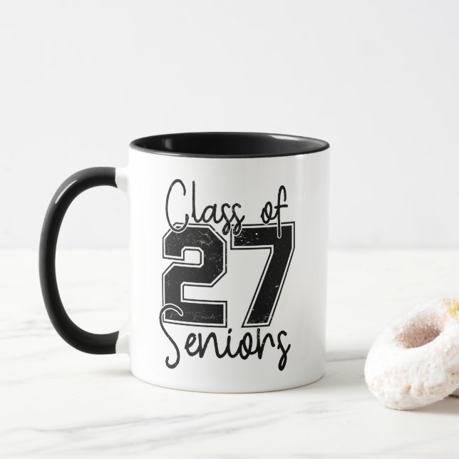 Mug Classe supérieure de 2027 (Avec donut)