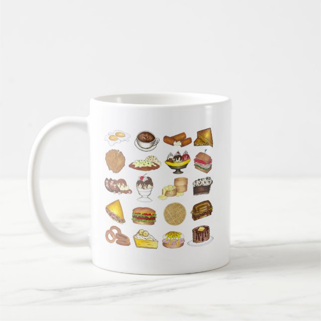 Mug Classic American Lunch Counter Greasy Spoon Diner (Gauche)