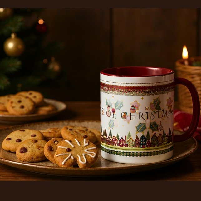 Mug Classic Christmas Decorative Festive Jolly (Créateur téléchargé)