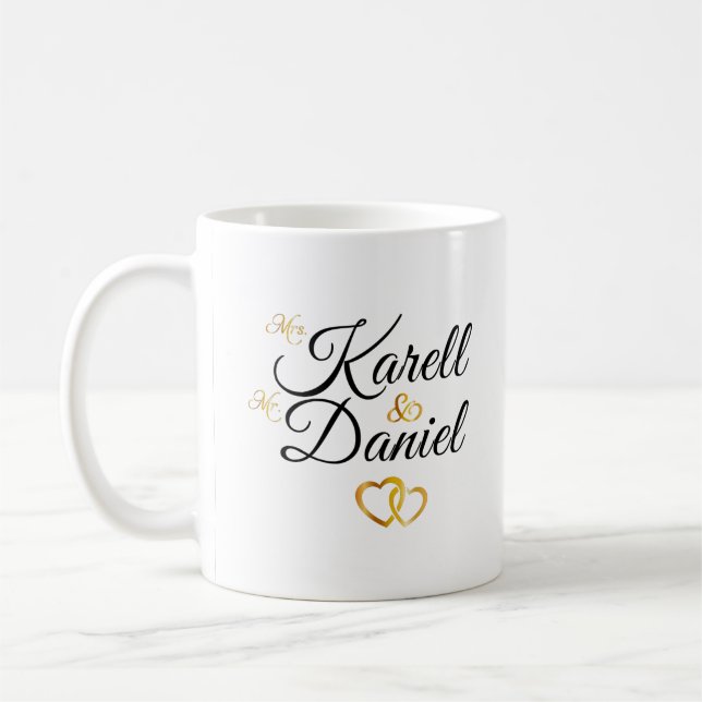 Mug classic for Wedding, 325 ml (Left)