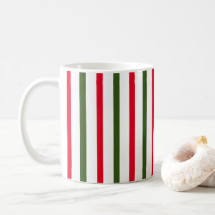 Mug Classic Holiday Festive Rouge, Blanc & Vert