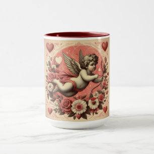 Mug Classic/Vintage/Retro Saint-Valentin cupide