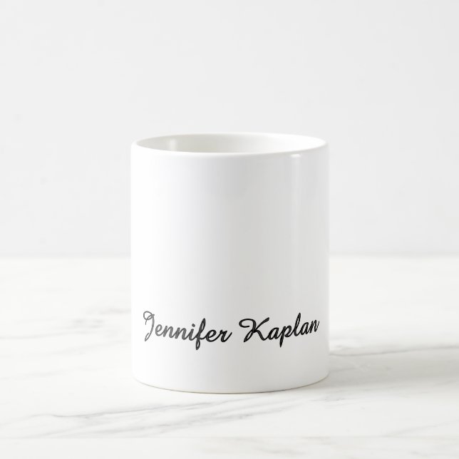 Mug Classical Handwriting Minimalist Professional (Centre)