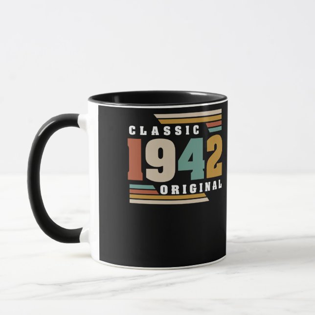 Mug Classique 1942 Original 80e anniversaire 80 ans (Gauche)