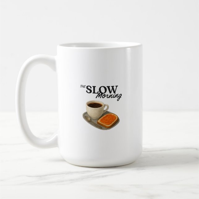 Mug Classique avec impression Slow Morning (Gauche)