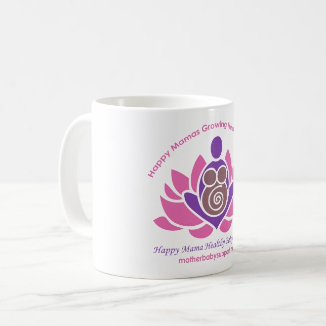 Mug classique avec logo HMHBA (Devant gauche)