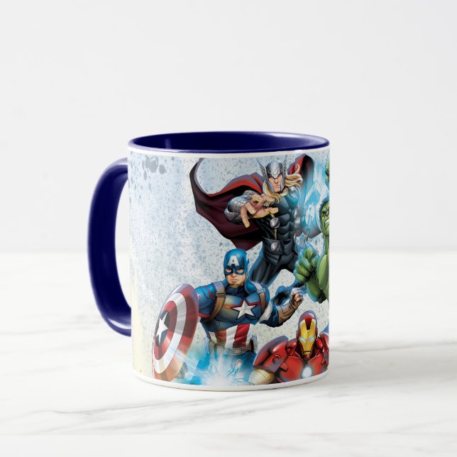 Mug Classique Avengers | Avengers Prêts À Attaquer (Devant gauche)