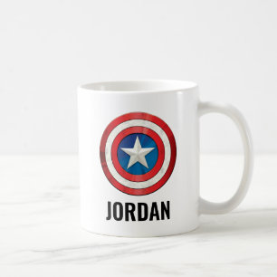 Mug Classique Avengers   Captain America Brusted Shiel